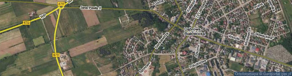 Zdjęcie satelitarne Wierzbowa ul.